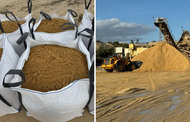 Areia ensacada ou a granel: qual a melhor opção para a sua obra?